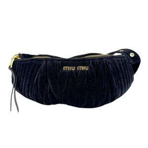 MIU MIU Black Fanny Pack